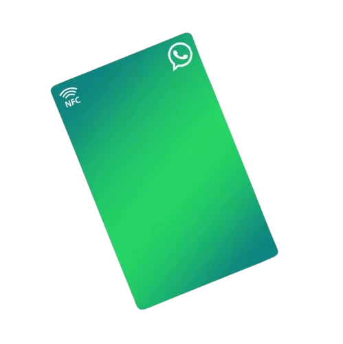 Carte NFC WhatsApp | Activée et prête à l'emploi | Livraison 48h | Sans app | PVC